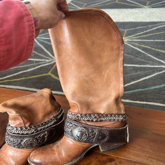 Freebird Breck boots. Super rare. generous calf size. removable adornments - Picture 2 of 14